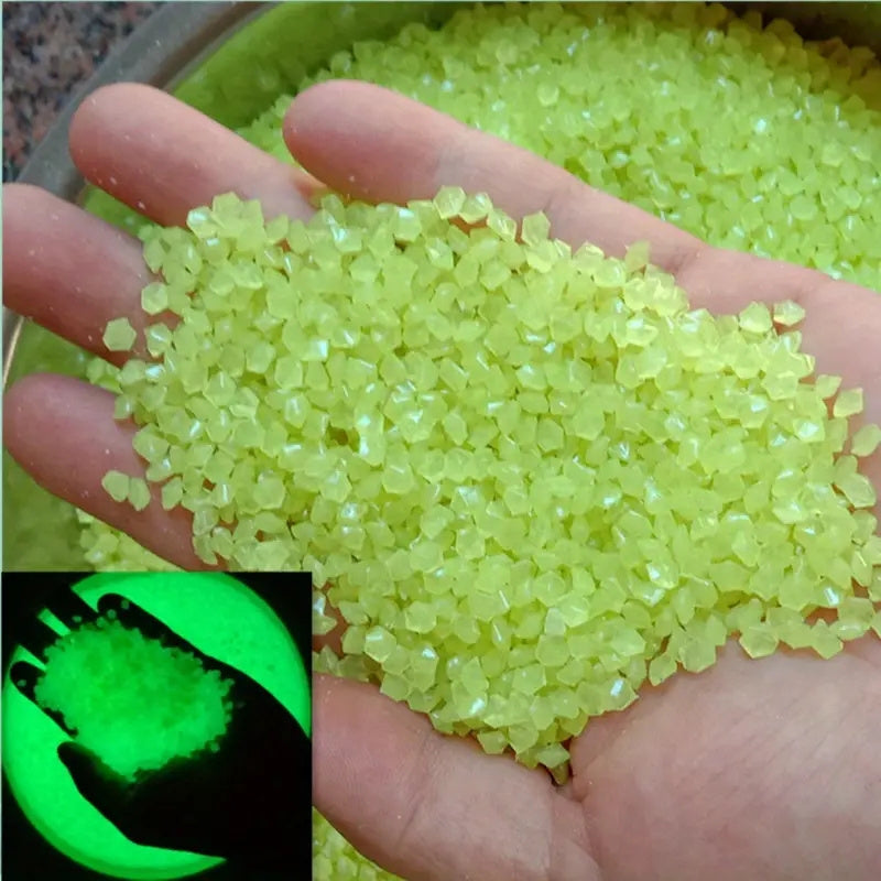 1000pcs Luminous Stones, Resin Glow In The Dark Rocks For Halloween Decor, Micro Landscape, Bonsai Decor, Pathway, Aquarium, Lawn, Yard, Fall Decor